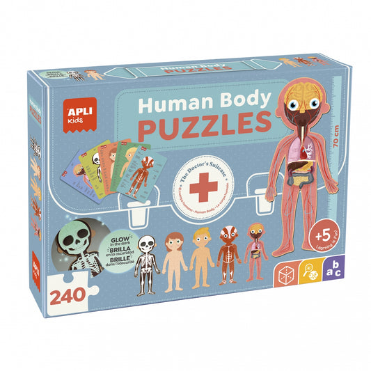 Puzzle edukacyjne Ciało człowieka Apli Kids